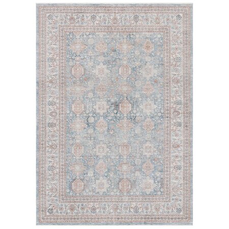 Safavieh 9 ft. 8 in. x 13 ft. Signature Power Loomed Rectangle Area Rug Blue & Ivory SIG783M-10